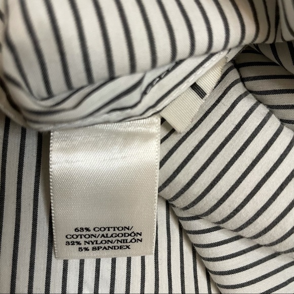 Ann Taylor Striped Button Down Shirt - Picture 4 of 4